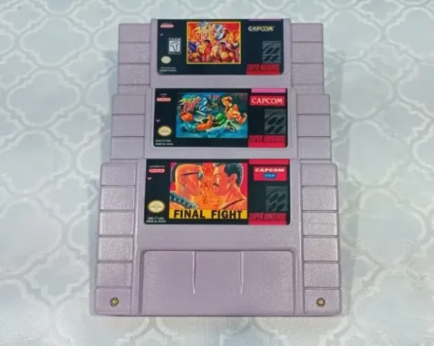 LOTE Cartucho Super Nintendo | Final Fight 1, 2, 3 Paralelo