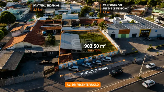Terreno com 903,50 m² na Av. Dr. Vicente Vuolo - Morada do Ouro