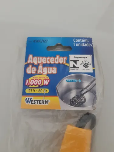 Aquecedor de água portátil 1.000 w