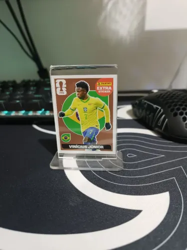 Figurinha Extra Legend BRONZE Vinícius Júnior - Copa do Mundo 2026! ?