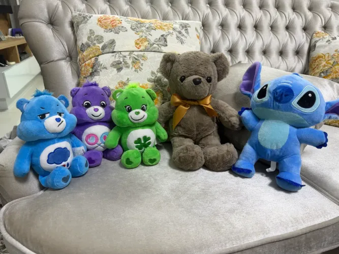 Ursinhos Carinhosos, Urso Marrom e Stitch - Ursos de Pelúcia (LEIA A DESCRIÇÃO)