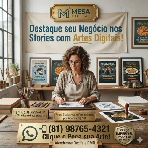 Preço Justo e Sem Surpresas: Apenas R$ 15,00 por arte.