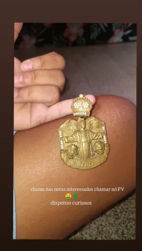 pingente moeda antiga