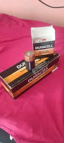 Pilha alcalina grande Duracell