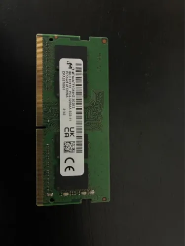 Memória RAM Gamer 8 GB 3200Mhz Notebook (SODIMM) - Original Micron