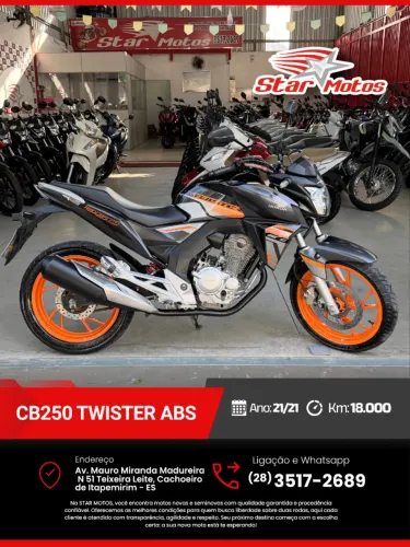 Honda CB Twister 250 ABS 2021 - 18.000 km