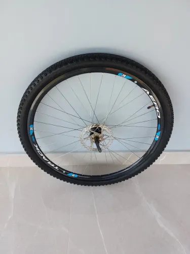 Kit 1 Roda Dianteira Completa Bike Aro 29 Pneu DSI com Câmera De Ar