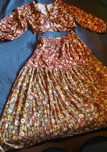 Conjunto Florido Dress Tô M/G