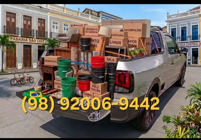 Frete em toda São Luís, com preço justo!