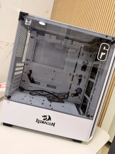 Gabinete Redragon Grapple Branco RGB GC-607WH