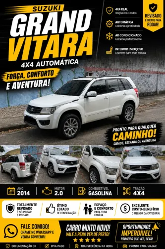 Suzuki Grand Vitara 2.0 16V 4x2/4x4 5P Aut. 2014