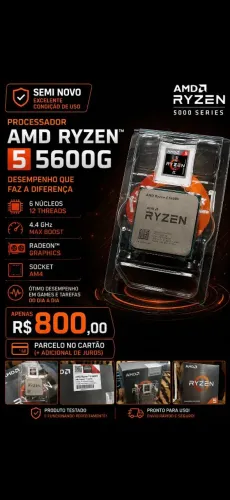PROCESSADOR AMD RYZEN? 5 5600G