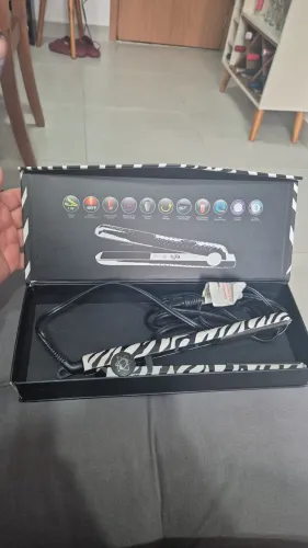 Prancha Profissional Importada Evalectric Classic Styler Zebra - Pouquíssimo Uso