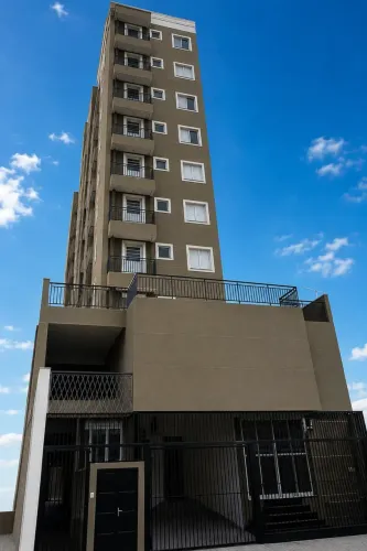 Apartamento de 1 dormitório com varanda e 28,834 m² de área total na Rua Gabriel Piza