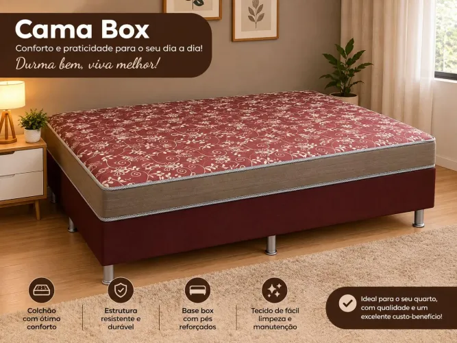Cama box de casal