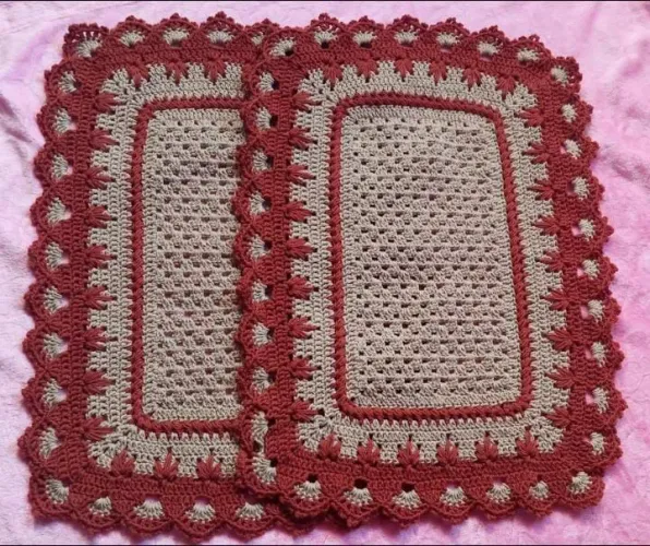 Crochê moda casa