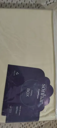 Conjunto de 4 peças lençol 