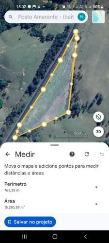 Terreno margens PR 272 Ibaiti Bela Vista