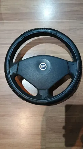 Volante original FIAT Palio com capa de couro 