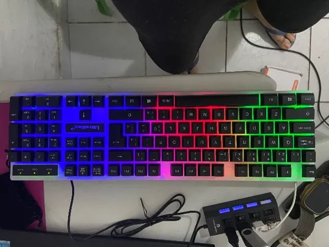 Teclado Gamer Mecânico Iluminado