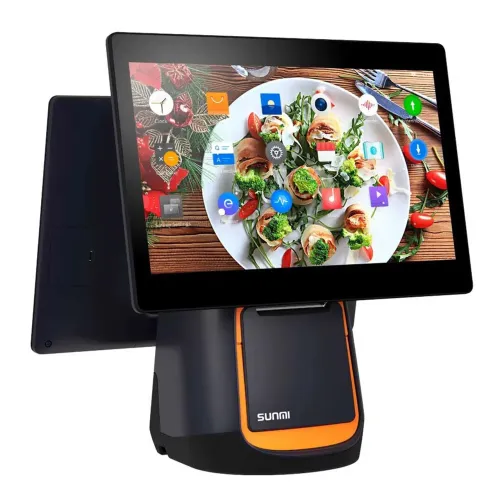 Terminal PDV SUNMI T2 Android Dual Screen Touch 15,6? + 10,1? com Impressora 80mm