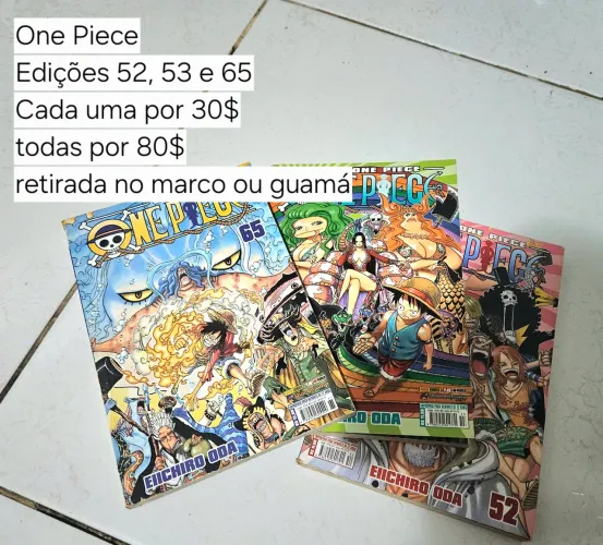 Mangás One Piece volume 52 53 65