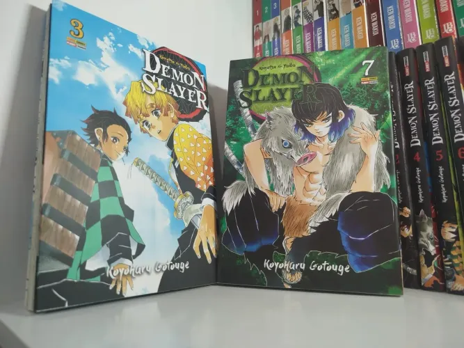 Mangás Demon slayer do 2 ao 14 por apenas 325$