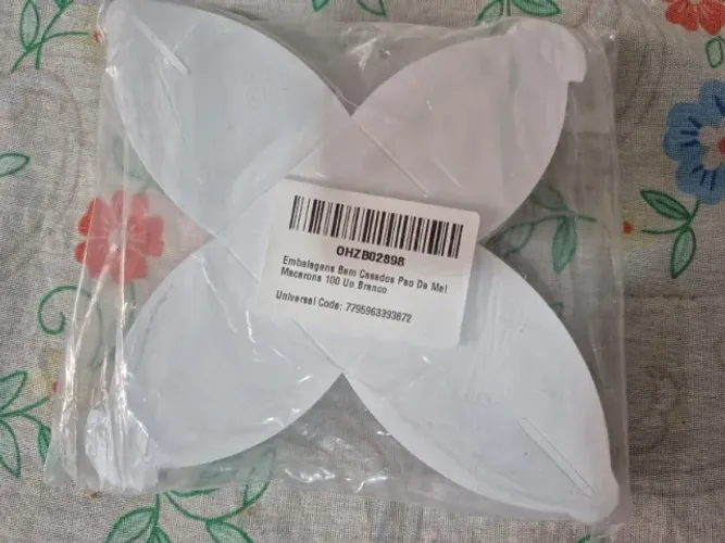Embalagem De Bem Casado Branco - 100 Pçs