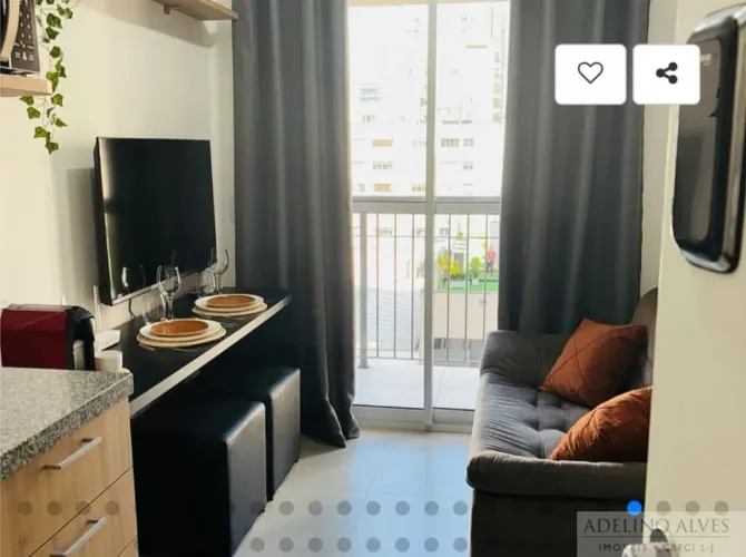 Studio para locação no Viva Benx Casa do Ator moderno, funcional e em localização privileg