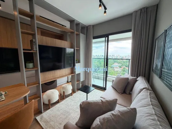 Studio com 1 dormitório para alugar, 35 m² por - Jardins - São Paulo/SP