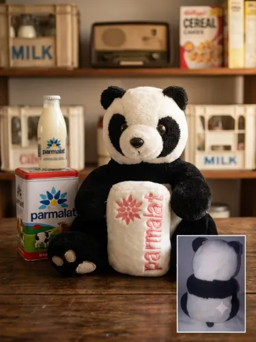 Pelúcia Urso Panda Parmalat Anos 90 Colecionável Original