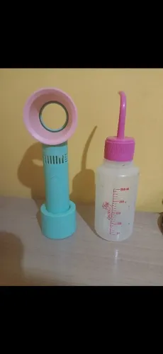 Vendo ventilador e pisseta para alongamento de cílios 