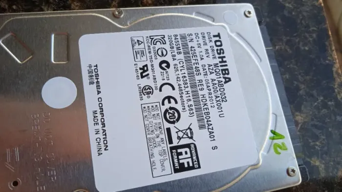 HD Toshiba 320GB (Notebook)