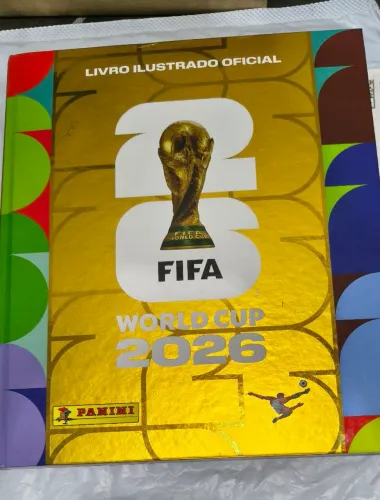 Álbum de figurinhas da copa do mundo colecione ja