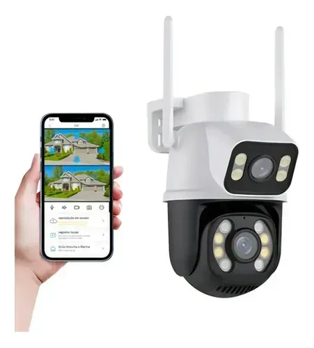 CAMERA DUPLA - IP66 - WI-FI SMART - INTELIGENTE - BM-IP173
