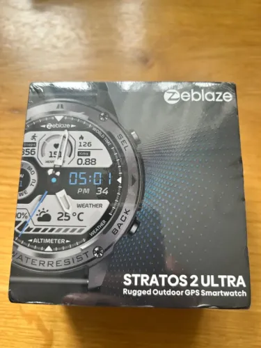 Zeblaze stratos 2 ultra lacrado. Atende chamadas, conexão com strava, faz ligação...