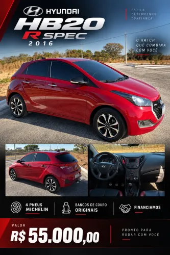 Hyundai HB20 R Spec 1.6 Flex 16V Mec. 2016