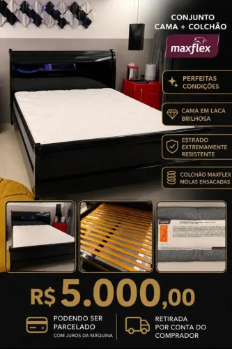 Coma e colchão maaxflex