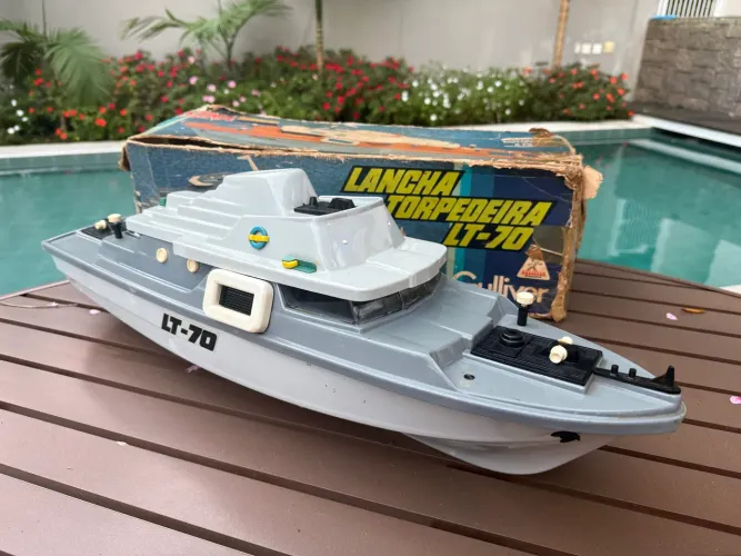 Lancha Torpedeira Lt70 Gulliver - Com caixa.
