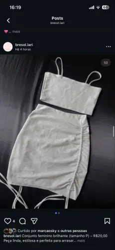Conjunto BRILHANTE lindo
