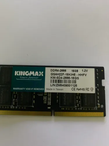 MEMÓRIA 16 GB DDR4 - 2666 - KINGMAX