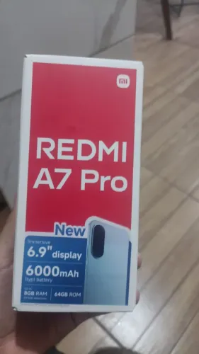 Vendo celular REDMI A7 PRO PROMOÇÃO  LACRADO NOVO 6 mes de garantia vem com capinha