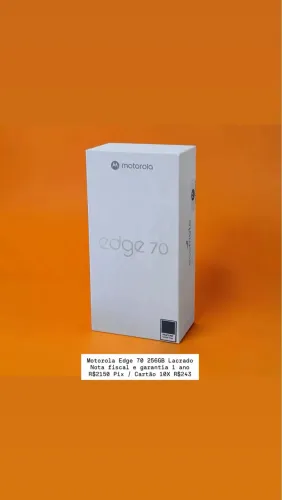 Motorola Edge 70 256GB - Lacrado Nota e garantia