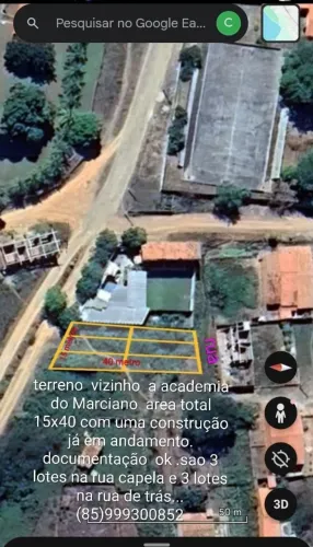 Terreno em uruburetama 