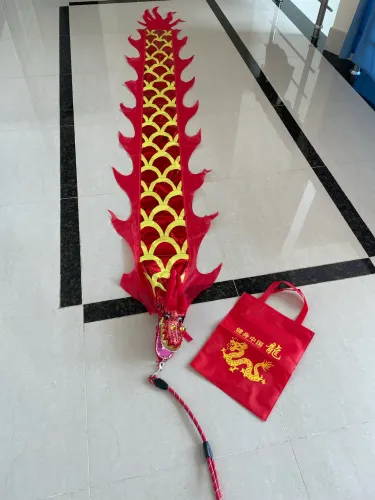 Fita Dragão para Dança 3 metros vermelho 