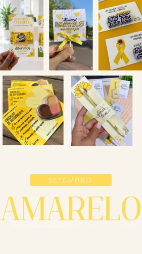 Lembrancinha setembro amarelo