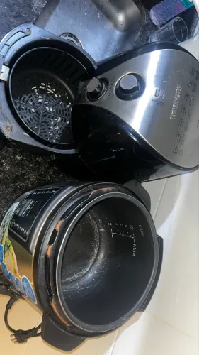 Kit Air Fryer Mondial + Panela de Pressão Elétrica Midea 6L | Funcionando Perfeitamente