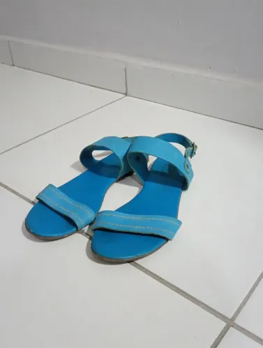 Rasteirinha zap azul tam. 35