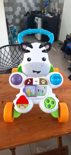 Andador Zebra Fisher Price 