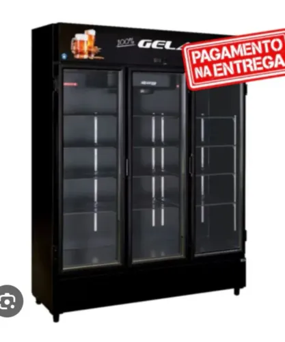 NZ. Cervejeira 3 portas 750 L com desembaçador no vidro FORTSUL